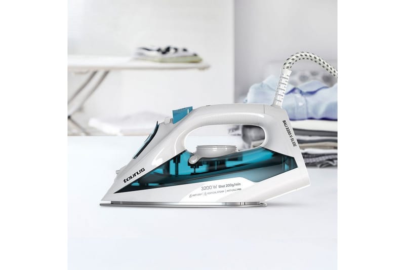 Dampstrykejern Taurus Bali 3200 X-Slide - Blå||Hvit - Husholdning - Rengjøring & klespleie - Klespleie