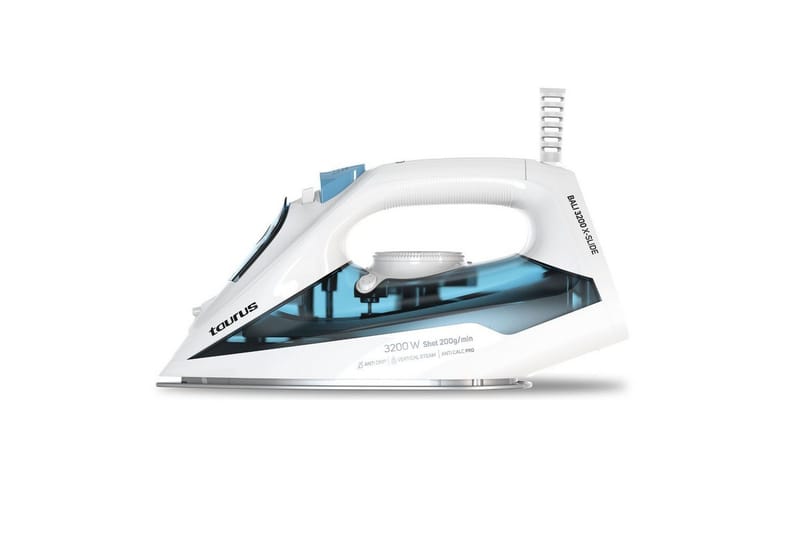 Dampstrykejern Taurus Bali 3200 X-Slide, Blå||Hvit