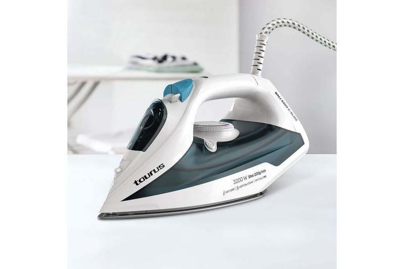 Dampstrykejern Taurus Bali 3200 X-Slide - Blå||Hvit - Husholdning - Rengjøring & klespleie - Klespleie