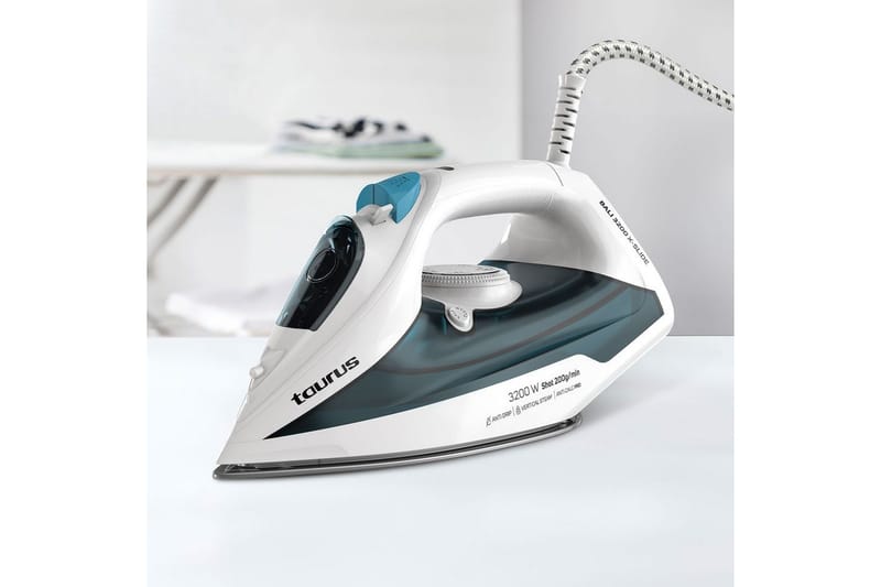 Dampstrykejern Taurus Bali 3200 X-Slide - Blå||Hvit - Husholdning - Rengjøring & klespleie - Klespleie