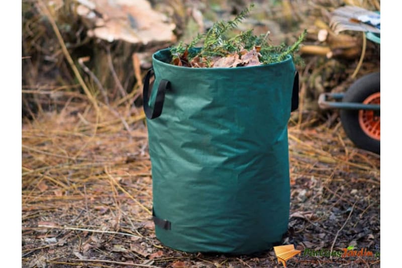 Nature Hageavfallssekk rund 240 L grønn - Avfallsposer & søppelposer