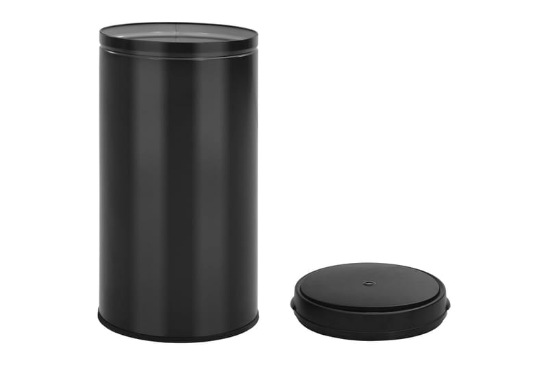 Automatisk søppelbøtte med sensor 60 L karbonstål svart - Husholdning - Rengjøring & klespleie - Kildesortering & avfallshåndtering