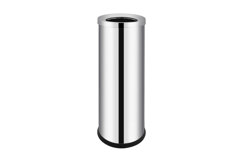 Søppelbøtte hotell rustfritt stål 32 L - Silver - Husholdning - Rengjøring & klespleie - Kildesortering & avfallshåndtering