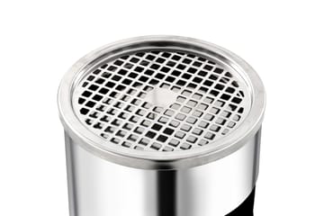 Søppelkasse med askebeger 30 L rustfritt stål - Silver - Husholdning - Rengjøring & klespleie - Kildesortering & avfallshåndtering