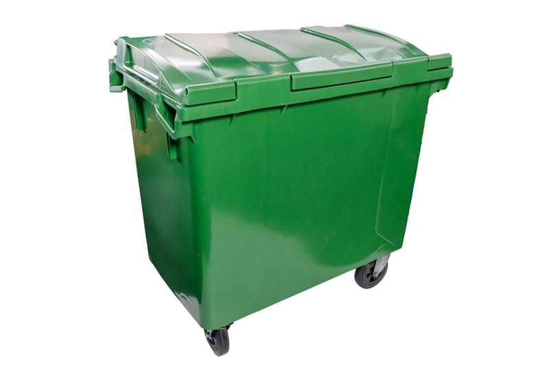 Søppeltønne 660L - Grønn - Søppeldunk & avfallsbeholder