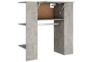 beBasic Gangskap betonggrå 97,5x37x99 cm konstruert tre - GrÃ¥ - Oppbevaring - Klesoppbevaring - Stumtjener - Klesstativ