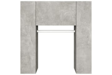 beBasic Gangskap betonggrå 97,5x37x99 cm konstruert tre - GrÃ¥ - Oppbevaring - Klesoppbevaring - Stumtjener - Klesstativ