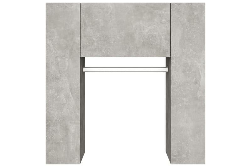 beBasic Gangskap betonggrå 97,5x37x99 cm konstruert tre - GrÃ¥ - Oppbevaring - Klesoppbevaring - Stumtjener - Klesstativ