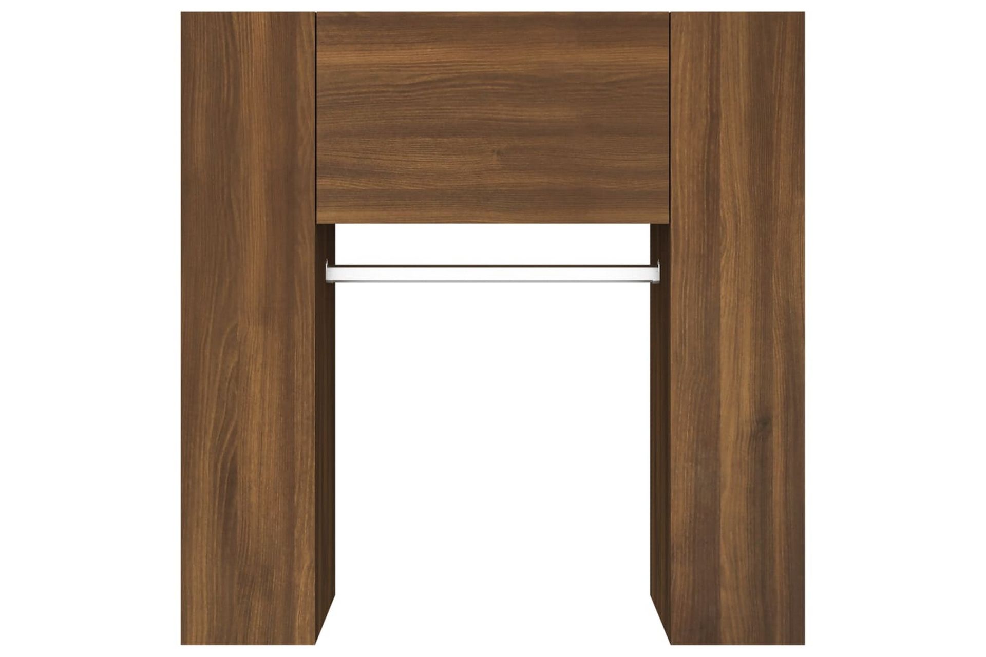 beBasic Gangskap brun eik 97,5x37x99 cm konstruert tre - Brun - Oppbevaring - Klesoppbevaring - Stumtjener - Klesstativ