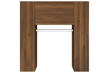 beBasic Gangskap brun eik 97,5x37x99 cm konstruert tre - Brun - Oppbevaring - Klesoppbevaring - Stumtjener - Klesstativ