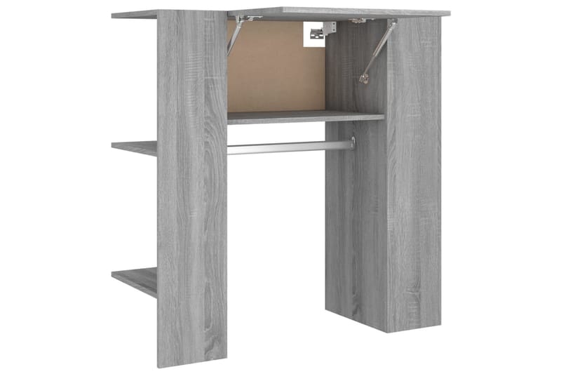 beBasic Gangskap grå sonoma 97,5x37x99 cm konstruert tre - GrÃ¥ - Oppbevaring - Klesoppbevaring - Stumtjener - Klesstativ