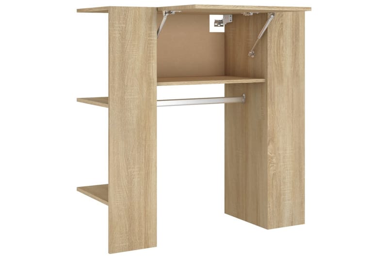 beBasic Gangskap sonoma eik 97,5x37x99 cm konstruert tre - Brun - Oppbevaring - Klesoppbevaring - Stumtjener - Klesstativ