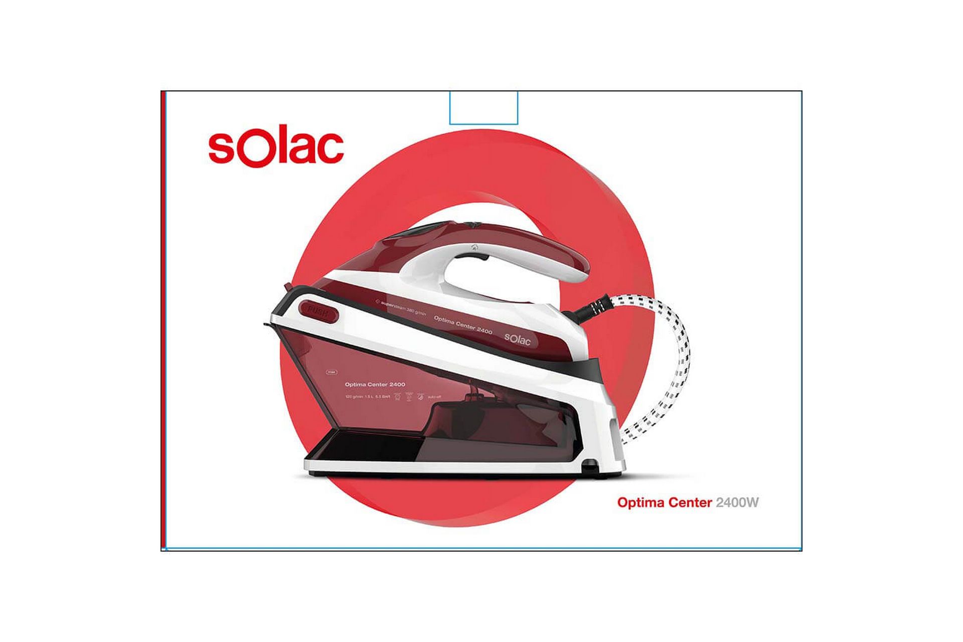 SOLAC Damstasjon Optima Center 2400W - Husholdning - Rengjøring & klespleie - Klespleie