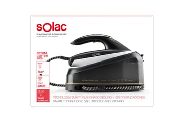 SOLAC Damstasjon Optima Center 3000W - Husholdning - Rengjøring & klespleie - Klespleie