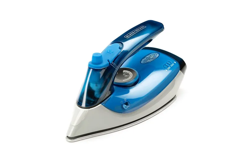 Reisestrykejern Black+Decker 1100W Blå/Svart, Blå||Svart