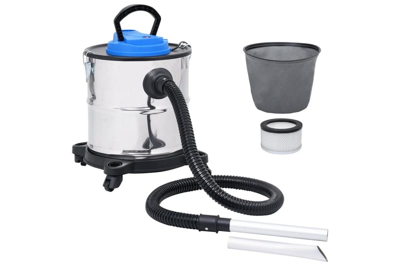 Askestøvsuger med HEPA-filter 1200 W 20 L rustfritt stål - Husholdning - Rengjøring & klespleie - Støvsuger