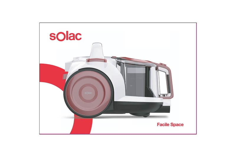 SOLAC Facil Space Poseløs Støvsuger 800W - Gulvstøvsuger