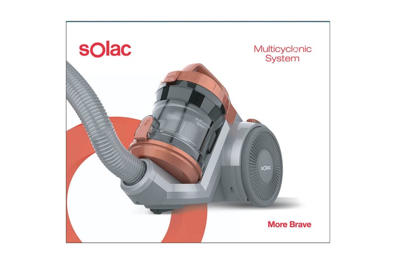 SOLAC Påslös Støvsuger More Brave 800W - Husholdning - Rengjøring & klespleie - Støvsuger