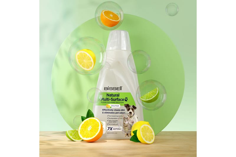 Gulvrengjøringsmiddel Bissell Naturlig Multioverflate Kjæledyr - Hvit||Grønn - Husholdning - Rengjøring & klespleie - Støvsuger