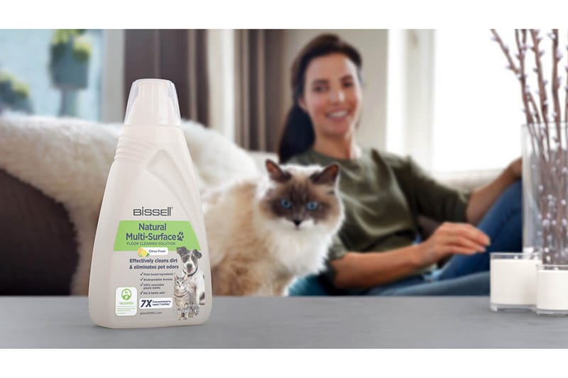 Gulvrengjøringsmiddel Bissell Naturlig Multioverflate Kjæledyr - Hvit||Grønn - Husholdning - Rengjøring & klespleie - Støvsuger