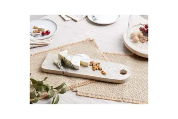 Bricka Beliani Asuan Light colored wood||White - Husholdning - Servering & borddekking - Annet til servering & borddekking - Serveringsutstyr