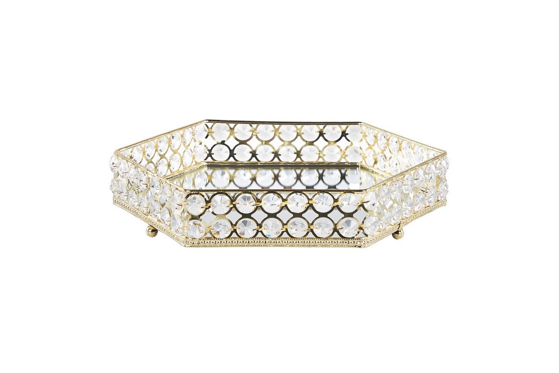 Bricka Beliani Vatan Guld, 28x25x6 cm GOLD -