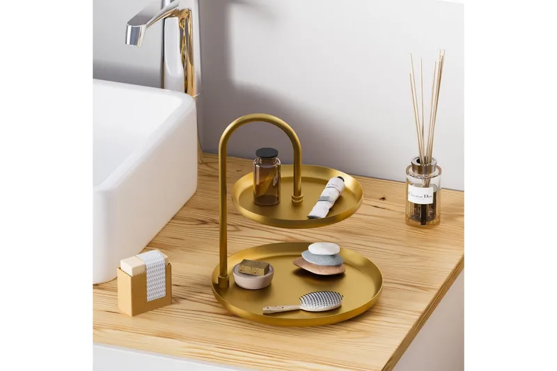 Dekorativt metalltilbehør Mirven - Gull - Husholdning - Servering & borddekking - Annet til servering & borddekking - Serveringsutstyr