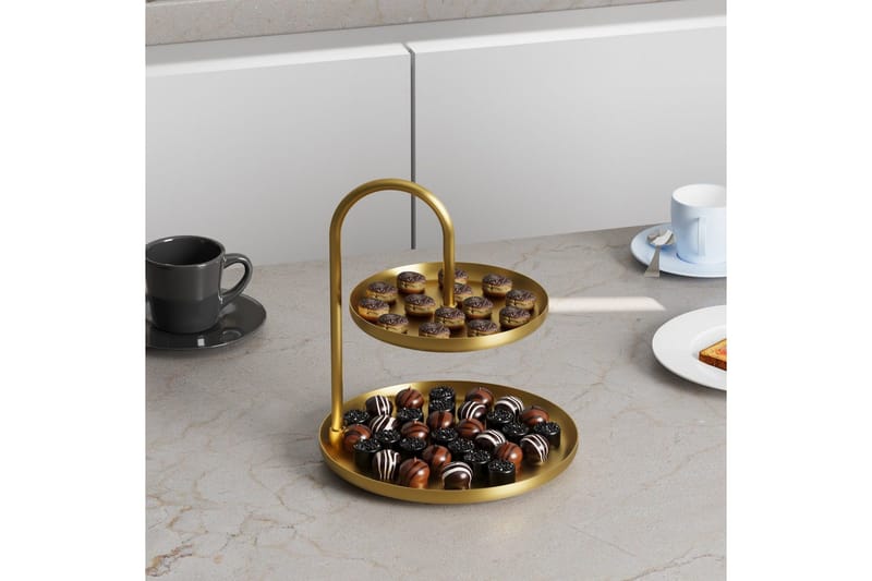 Dekorativt metalltilbehør Mirven - Gull - Husholdning - Servering & borddekking - Annet til servering & borddekking - Serveringsutstyr