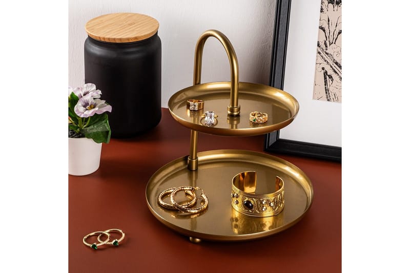 Dekorativt metalltilbehør Mirven - Gull - Husholdning - Servering & borddekking - Annet til servering & borddekking - Serveringsutstyr