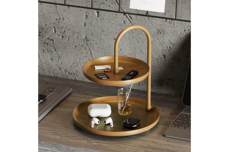 Dekorativt metalltilbehør Mirven - Gull - Husholdning - Servering & borddekking - Annet til servering & borddekking - Serveringsutstyr