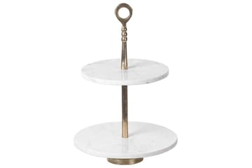 Tårtfat Beliani Tarum White||GOLD - Husholdning - Servering & borddekking - Annet til servering & borddekking - Serveringsutstyr