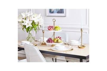 Tårtfat Beliani Tarum White||GOLD - Husholdning - Servering & borddekking - Annet til servering & borddekking - Serveringsutstyr