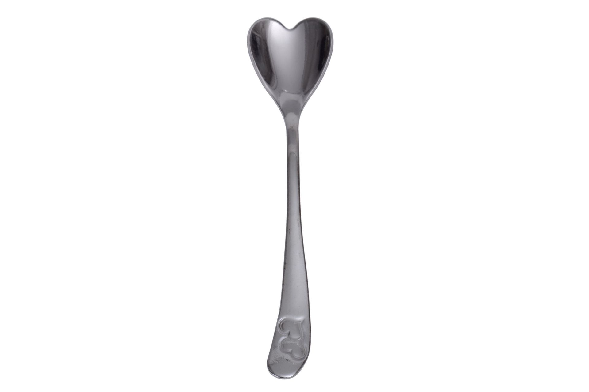 Kosova Skje 12-pk 11 cm Hjerteform Rustfritt Stål - Metallic - Husholdning - Servering & borddekking - Bestikk