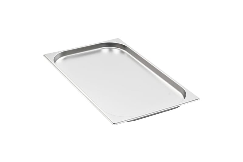 Gastronormbeholdere 4 stk GN 1/1 20 mm rustfritt stål - Husholdning - Servering & borddekking - Brikker & tallerkener - Serveringsbrett