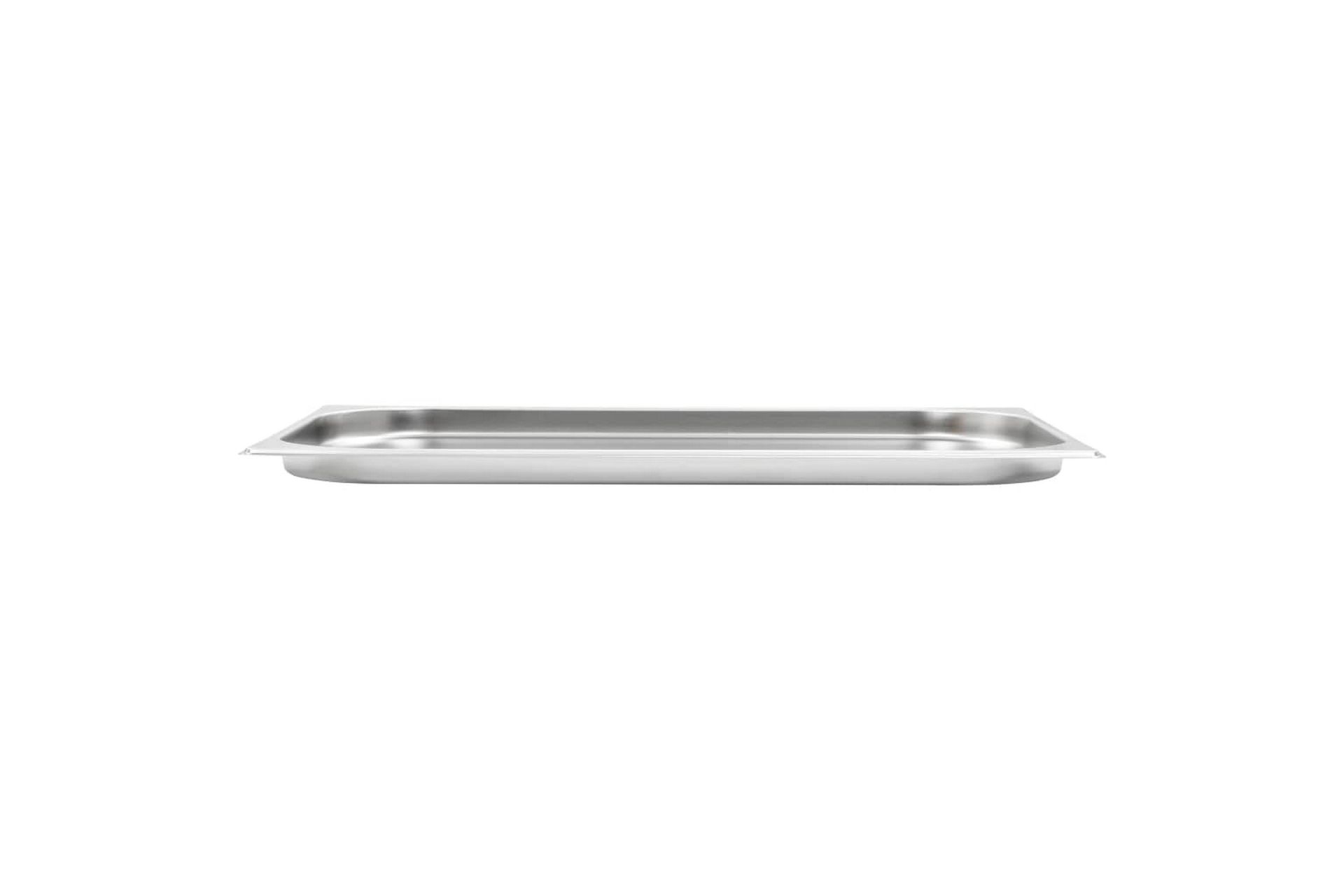 Gastronormbeholdere 4 stk GN 1/1 20 mm rustfritt stål - Husholdning - Servering & borddekking - Brikker & tallerkener - Serveringsbrett