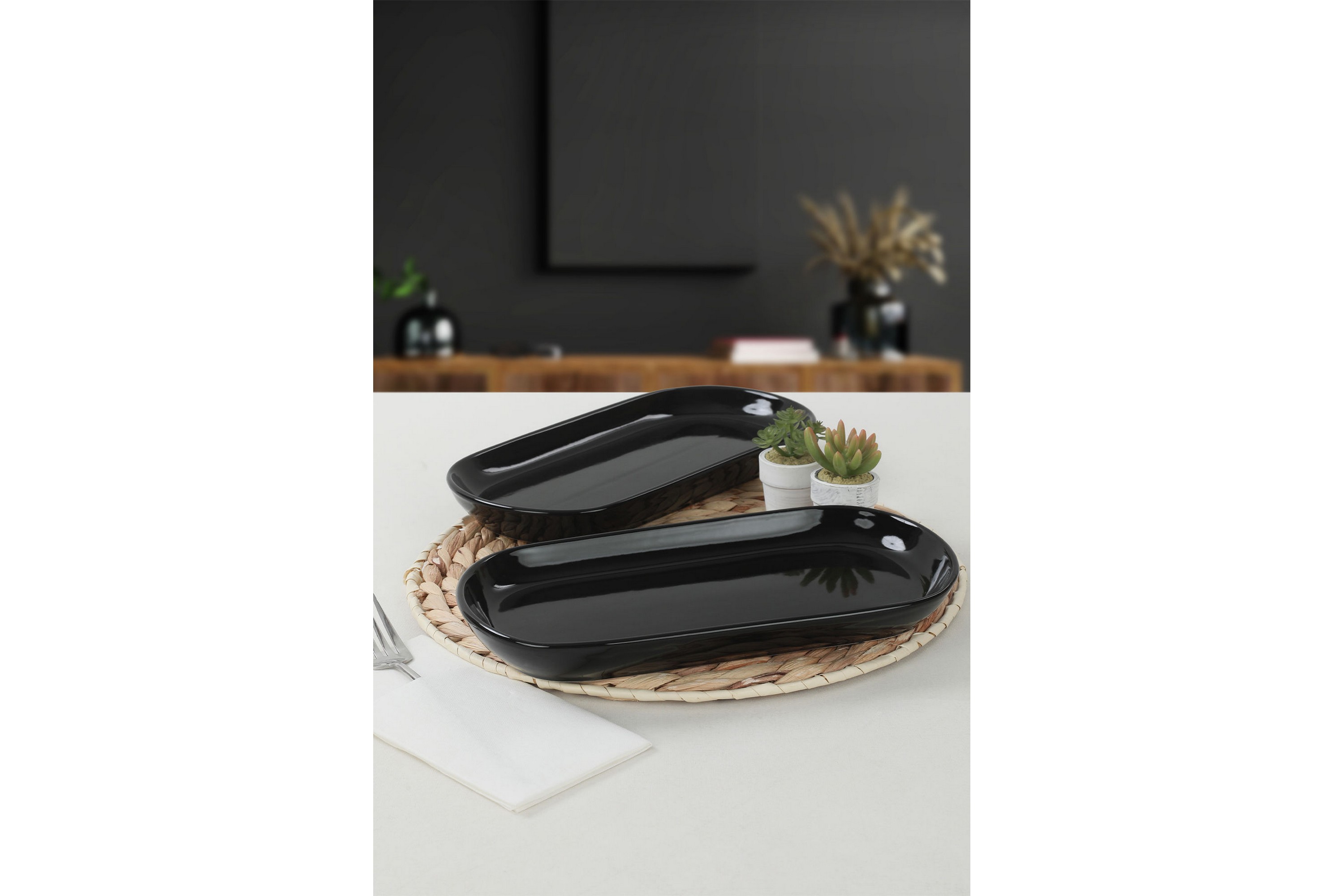 Karpenter Serveringsfat 12,2 cm - Svart