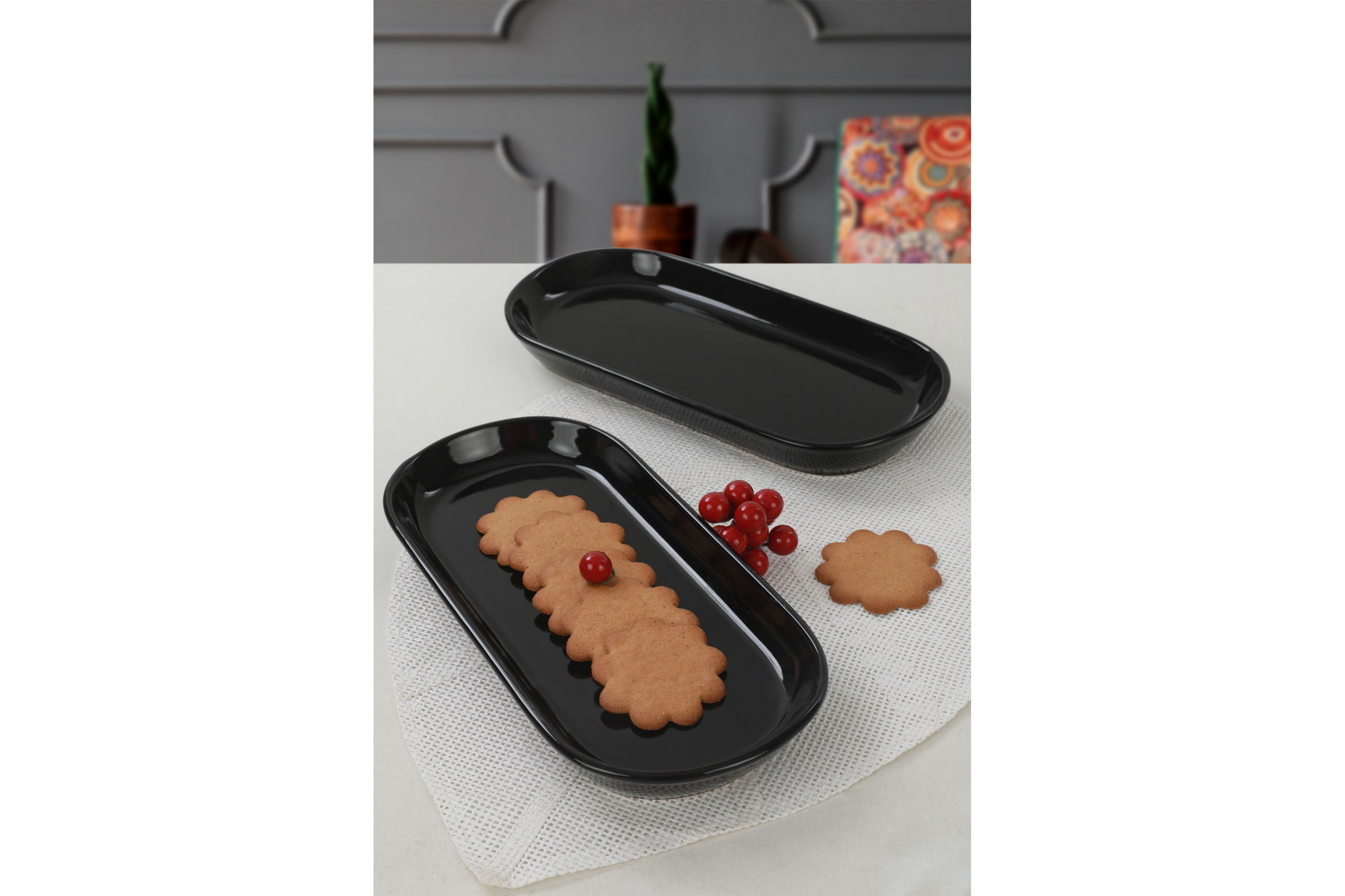 Karpenter Serveringsfat 12,2 cm - Svart