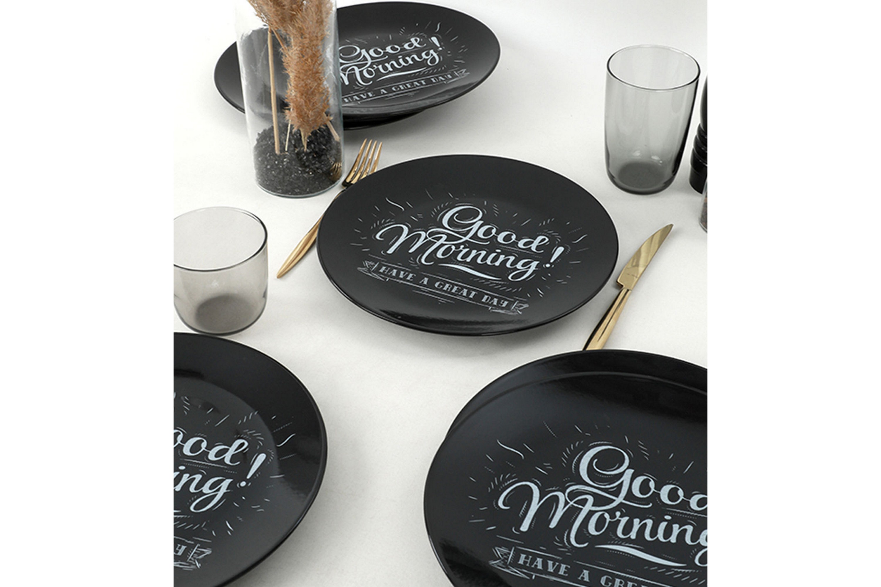 Khati Serveringsfat 25 cm - Svart