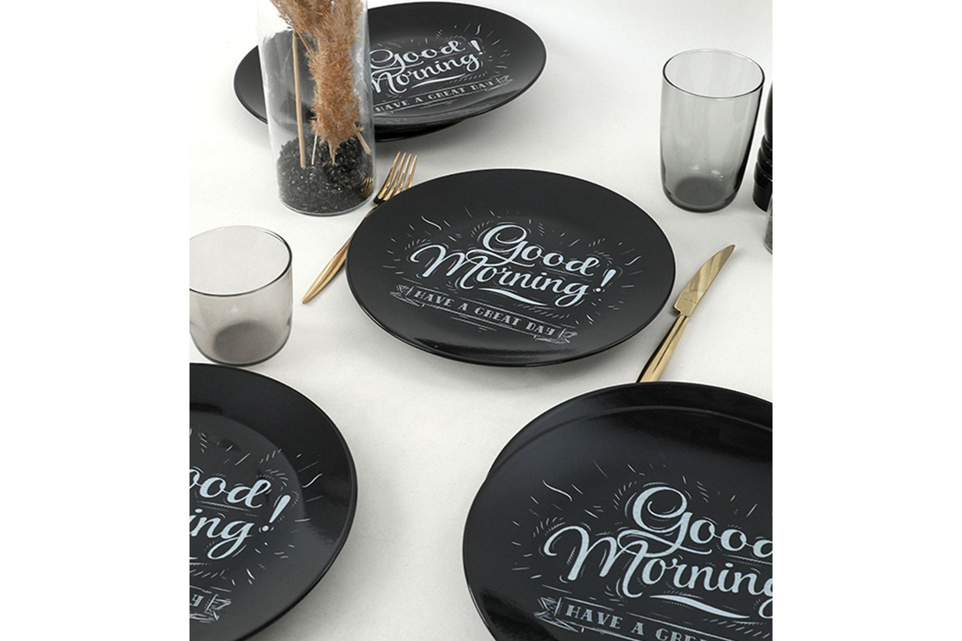 Khati Serveringsfat 25 cm - Svart