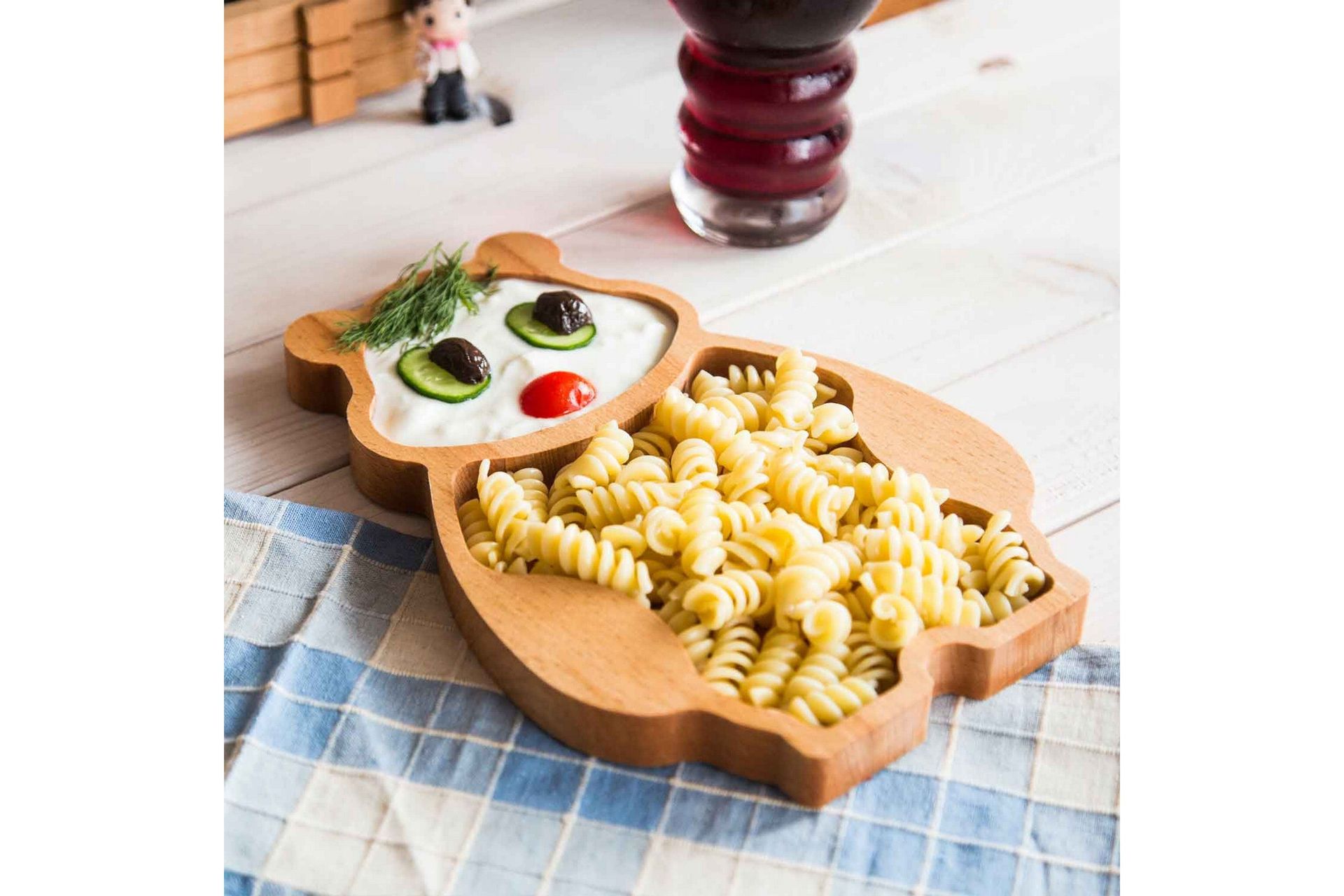 Kikyo Serveringsfat 25,5 cm - Tre/Natur