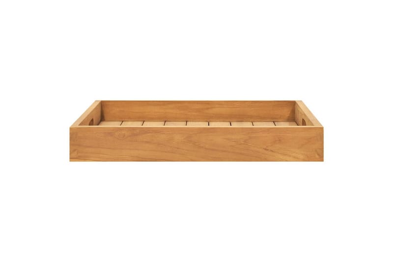Serveringsbrett 50x50 cm heltre teak - Brun - Husholdning - Servering & borddekking - Brikker & tallerkener - Serveringsbrett