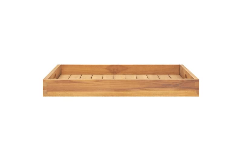 Serveringsbrett 60x60 cm heltre teak - Brun - Husholdning - Servering & borddekking - Brikker & tallerkener - Serveringsbrett