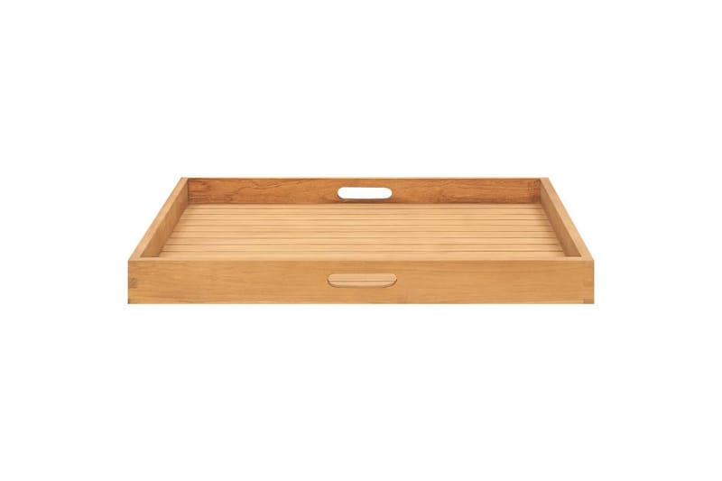 Serveringsbrett 70x70 cm heltre teak - Brun - Husholdning - Servering & borddekking - Brikker & tallerkener - Serveringsbrett