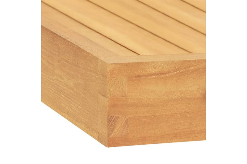 Serveringsbrett 70x70 cm heltre teak - Brun - Husholdning - Servering & borddekking - Brikker & tallerkener - Serveringsbrett