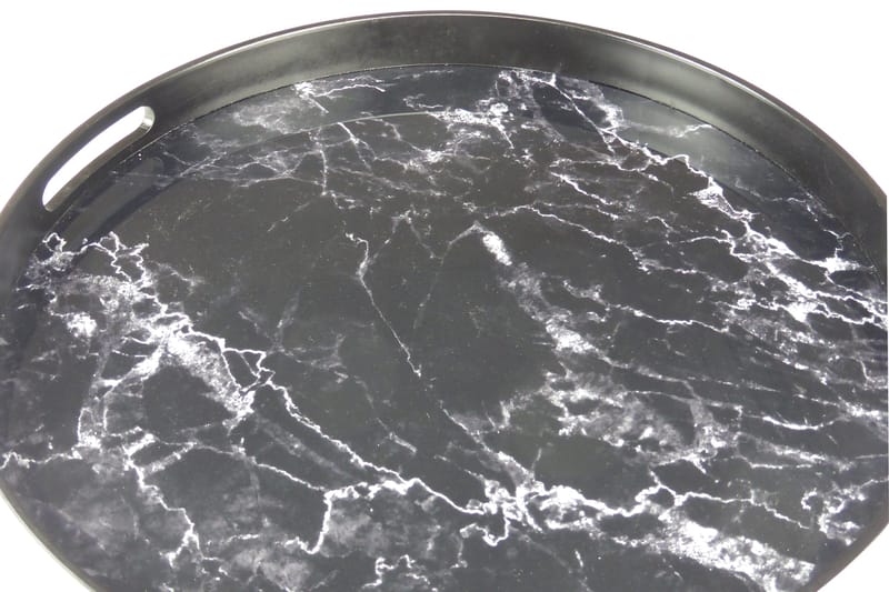 Saturn Serveringsbrett - Svart / Glass / Plast - Husholdning - Servering & borddekking - Brikker & tallerkener - Serveringsbrett