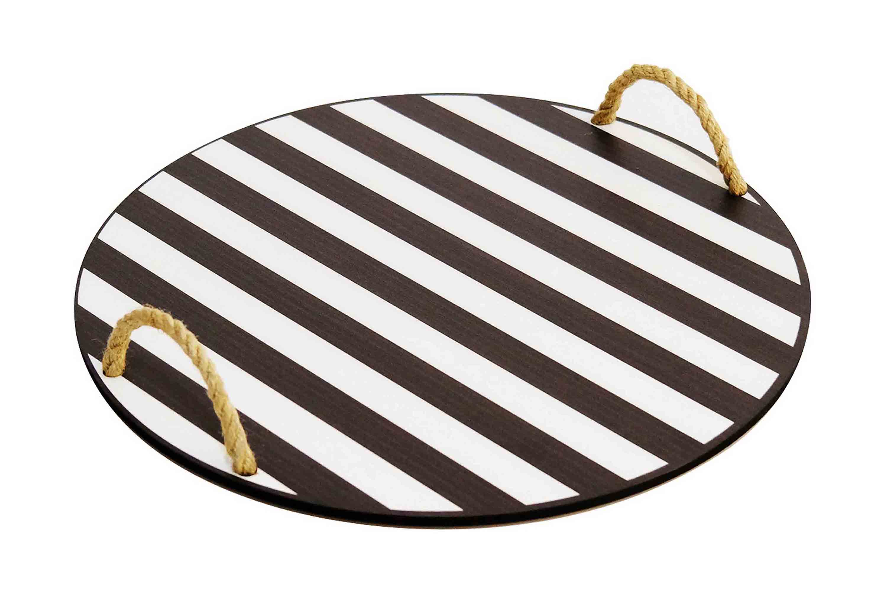 Serveringsbrett - Svart/Hvit