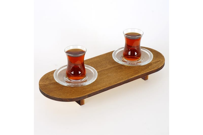 Tepu Serveringsfat 40 cm - Valnøtt - Husholdning - Servering & borddekking - Brikker & tallerkener - Serveringsbrett