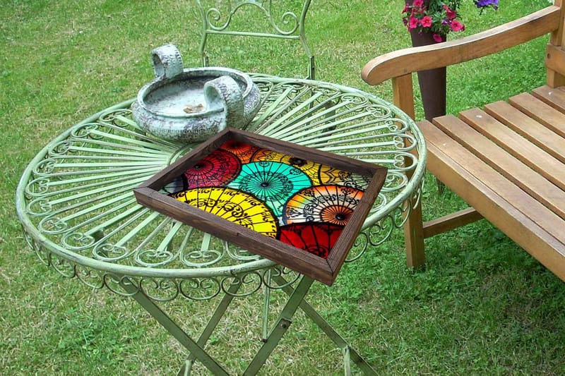 Traxory Brett 30 cm - Flerfarget - Husholdning - Servering & borddekking - Brikker & tallerkener - Serveringsbrett
