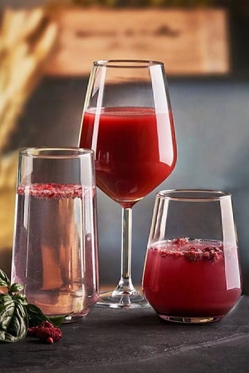 Glassett (18 deler) Opviq Allegra (26 x 35 x 18 cm) Transparent - Transparent - Husholdning - Servering & borddekking - Glass
