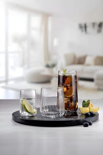 Glassett (18 deler) Opviq Nova (17 x 32 x 32 cm) Transparent - Transparent - Husholdning - Servering & borddekking - Glass